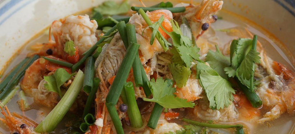 cuisine thaï - spécialité Tom Yum Goong