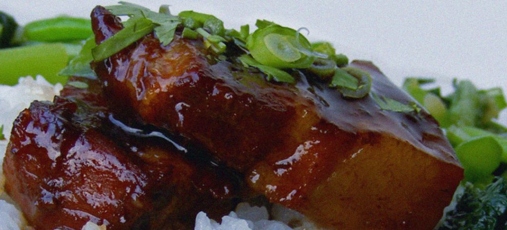 Recette travers de porc caraméliés à la plancha