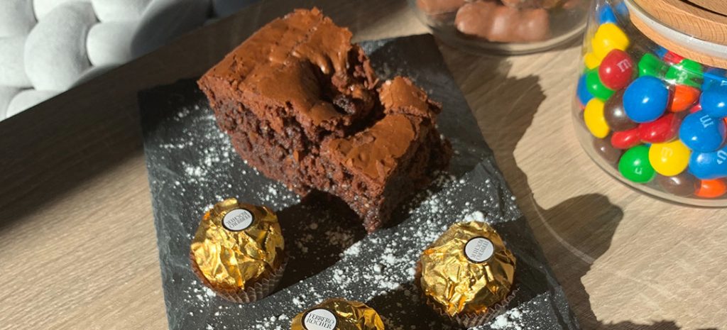 Recette du brownie fondant aux Ferrero Rocher